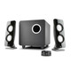 Cyber Acoustics  set d'enceintes 30 W Universel Noir 2.1 canaux 2-voies 10 W - CA-3610