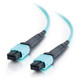 C2G 15m, 2xMPO câble InfiniBand et à fibres optiques MPO OFNP Turquoise - 31309