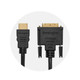 Kensington Câble passif bidirectionnel HDMI (M) vers DVI-D (M), 1,8 m - K33022WW
