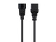 Monoprice  câble électrique Noir 0,61 m Coupleur C14 IEC C19 - 35132