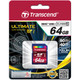Transcend  mémoire flash 64 Go SDXC MLC Classe 10 - TS64GSDXC10U1