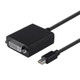 Monoprice  câble vidéo et adaptateur Mini DisplayPort DVI Noir - 12741