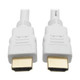 Tripp Lite  câble HDMI 3 m HDMI Type A (Standard) Blanc - P568-010-WH