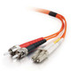 C2G  câble InfiniBand et à fibres optiques 2 m LC ST/BFOC Orange - 11055