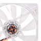 Thermaltake Pure 12 LED Red Boitier PC Ventilateur 12 cm Transparent - CL-F019-PL12RE-A