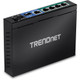 Trendnet  commutateur réseau Gigabit Ethernet (10/100/1000) Connexion Ethernet, supportant l'alimentation via ce port (PoE) Noir - TPE-TG611