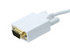 Monoprice Displayport/VGA, 0.9144 m 0,9144 m VGA (D-Sub) Blanc - 6018