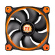 Thermaltake Riing 12 Boitier PC Ventilateur 12 cm Noir, Orange - CL-F038-PL12OR-A
