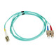 Monoprice  câble InfiniBand et à fibres optiques 2 m LC SC OFNR Couleur aqua, Bleu - 6391