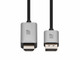 Monoprice  câble vidéo et adaptateur 0,9 m DisplayPort HDMI Noir - 44343
