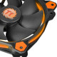 Thermaltake Riing 14 Boitier PC Ventilateur 14 cm Noir, Orange - CL-F039-PL14OR-A
