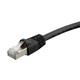 Monoprice  câble de réseau Noir 15,24 m Cat6a S/UTP (STP) - 24400