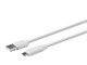 Monoprice  câble USB USB 2.0 1 m USB C USB A Blanc - 27931