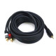 Monoprice  câble audio 4,6 m 2 x RCA 3,5mm Noir - 5600
