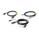 iogear  câble kvm Noir 0,182 m - G2L8902UN