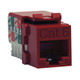Tripp Lite  prise de courant RJ-45 Rouge - N238-001-RD Tripp Lite  prise de courant RJ-45 Rouge - N238-001-RD