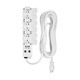 Tripp Lite  protection surtension Blanc 6 sortie(s) CA 120 V 7,62 m - PS625HG20AOEM