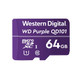 Western Digital WD Purple SC QD101 64 Go MicroSDXC Classe 10 - WDD064G1P0C