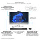 HP EliteOne 870 G9 Intel® Core™ i7 i7-13700 68,6 cm (27") 1920 x 1080 pixels PC All-in-One 16 Go DDR5-SDRAM 512 Go SSD Windows 11 Pro Wi-Fi 6E (802.11ax) Argent - 8B3V7AW