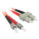 C2G 10m ST/SC Duplex 62.5/125 Multimode Fiber Patch Cable câble InfiniBand et à fibres optiques Orange - 09139