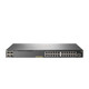 HPE Aruba Networking Aruba 2930F 24G PoE+ 4SFP Géré L3 Gigabit Ethernet (10/100/1000) Connexion Ethernet, supportant l'alimentation via ce port (PoE) 1U Gris - JL261A#B2E