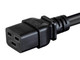 Monoprice  câble électrique Noir 1,8 m NEMA 5-20P IEC C19 - 35058