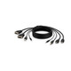 Belkin F1DN2CCBL-DH10t câble kvm Noir 3 m - F1DN2CCBL-DH10T