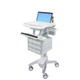 Ergotron StyleView Aluminium, Gris, Blanc Ordinateur portable Panier multimédia - SV43-1190-0