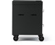 Bretford Cube Cart Classe mobile de charge et de gestion Charbon de bois - TVC16USBC-CK