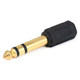 Monoprice  changeur de genre de câble 6.35 mm TRS 3.5 mm TRS Noir, Or - 7139 Monoprice  changeur de genre de câble 6.35 mm TRS 3.5 mm TRS Noir, Or - 7139