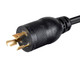 Monoprice  câble électrique Noir 0,6 m NEMA L5-20P NEMA 5-20R - 35062