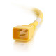 C2G 1ft, IEC320C20/IEC320C19 Jaune 0,3 m Coupleur C20 Coupleur C19 - 17712