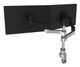 R-Go Tools Bras d'écran R-Go Zepher, bras réglable pour moniteur double, 100% circulaire, capacité de charge jusqu'à 8 kg, noir - RGOVLZE4TWSI
