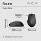 HP Souris sans fil silencieuse 280 - 19U64AA