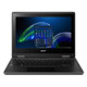 Acer TravelMate Spin B3  laptop Intel® Celeron® N5100 Hybride (2-en-1) 29,5 cm (11.6") Écran tactile HD 4 Go DDR4-SDRAM 128 Go SSD Wi-Fi 6 (802.11ax) Windows 11 Pro Education Noir - NX.VQWAA.005
