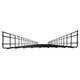 Tripp Lite  chemin de câble Support de câble droit Noir - SRWB18410X2STR