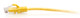 C2G Câble de raccordement Ethernet fin Cat6a non blindé (UTP) avec protection anti-accrochage de 7,6 m - Jaune - 30173