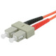 C2G 30m ST/SC LSZH Duplex 50/125 Multimode Fiber Patch Cable câble InfiniBand et à fibres optiques Orange - 36375