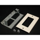 WIREMOLD  Plaque de commutation et obturateur Ivoire - CV3048R
