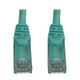 Tripp Lite  câble de réseau Couleur aqua 0,3 m Cat6a U/UTP (UTP) - N261-001-AQ