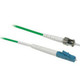 C2G 10m LC/ST Plenum-Rated 9/125 Simplex Single-Mode Fiber Patch Cable câble InfiniBand et à fibres optiques Vert - 37694