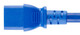 Monoprice  câble électrique Bleu 0,9 m Coupleur C14 IEC C13 - 40111