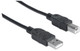 Manhattan Câble USB-A vers USB-B, 3 m, mâle à mâle, 480 Mbit/s (USB 2.0), noir, garantie à vie, équivalent à USB2HAB3M - 333382