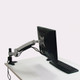 Amer Mounts  support d'écran plat pour bureau 66 cm (26") Noir, Argent - AMR1AP