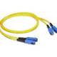 C2G 5m SC/SC Plenum-Rated Duplex 9/125 Single-Mode Fiber Patch Cable - Yellow câble InfiniBand et à fibres optiques Jaune - 34542