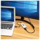Tripp Lite  adaptateur graphique USB 3840 x 2160 pixels Gris - MTB3-002-HD