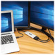 Tripp Lite  adaptateur graphique USB 3840 x 2160 pixels Gris - MTB3-002-HD