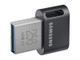 Samsung FIT Plus lecteur USB flash 256 Go USB Type-A 3.2 Gen 1 (3.1 Gen 1) Noir, Acier inoxydable - MUF-256AB/AM