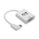Tripp Lite  adaptateur graphique USB 1920 x 1080 pixels Blanc - U444-06N-VGA-RA