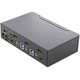 StarTech.com Commutateur KVM HDMI, 2 Ports - Moniteur Unique 4K 60Hz Ultra HDR - Commutateur KVM de Bureau HDMI 2.0 avec Hub USB 3.0 à 2 Ports (5Gbps) et 4x USB 2.0 HID, Audio - Commutation par Touches - TAA - SV231HU34K6